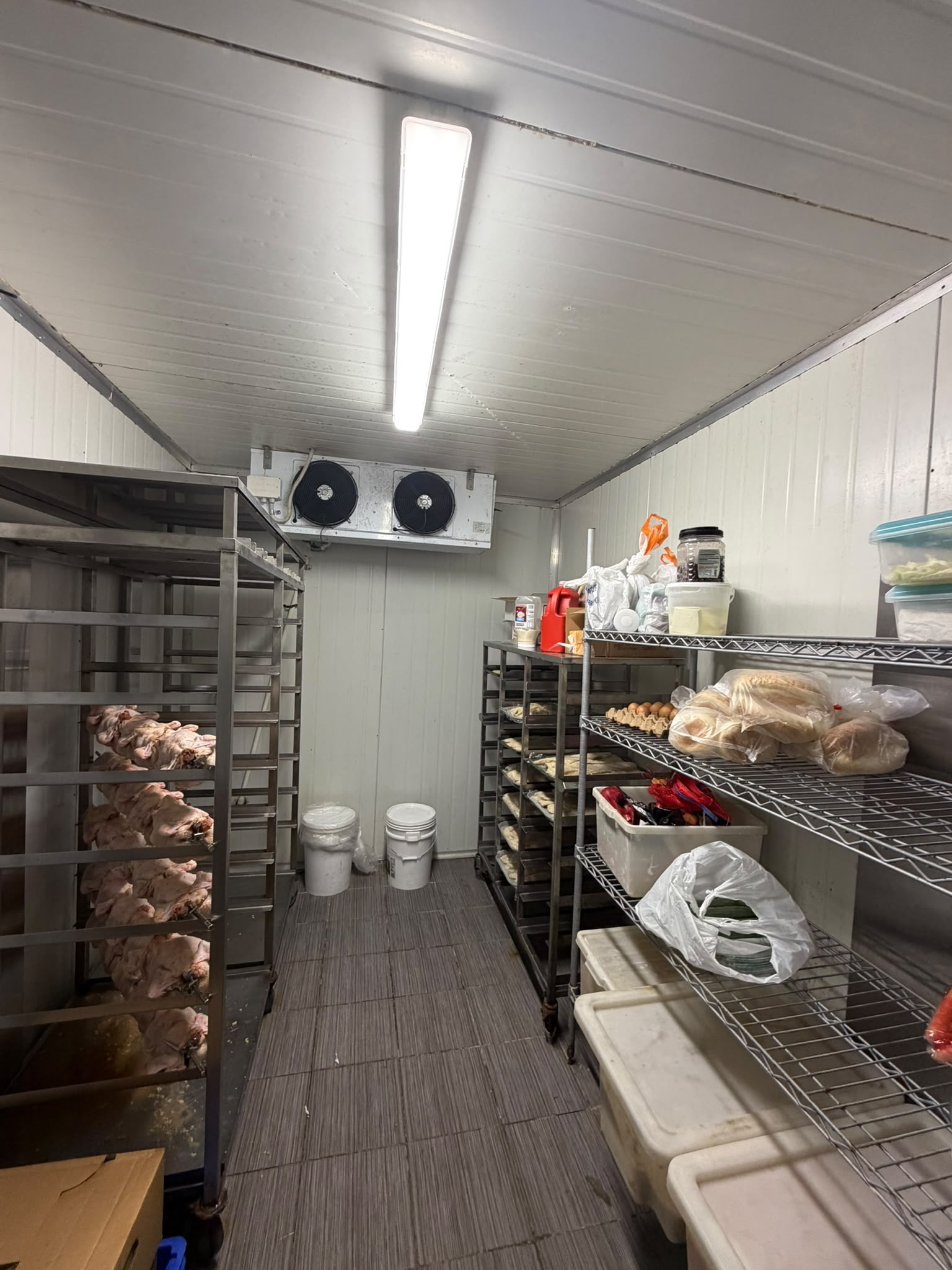 Commercial coolroom lighting installation